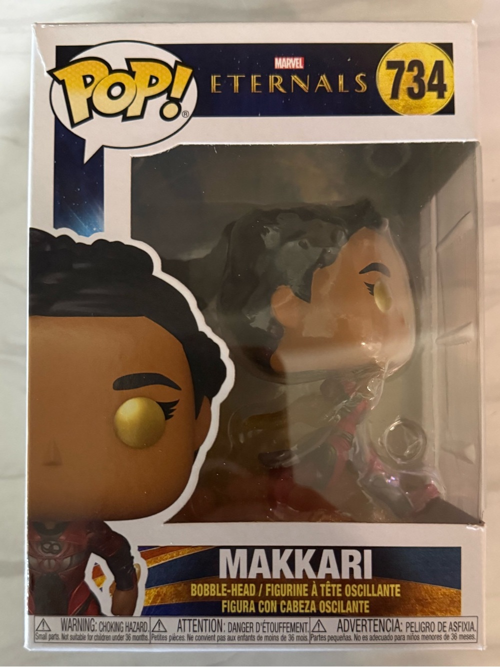 Funko POP! Marvel Eternals Makkari Vinyl Figure - Red & Gold